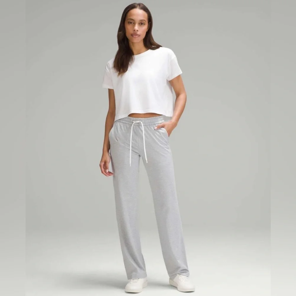 lululemon athletica Light Gray Track Pants - Picture 2 of 5